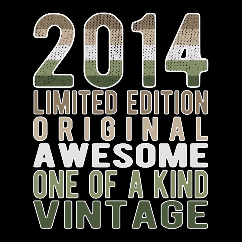 Limited Edition seit 2014 Geburtstag Vintage 2014