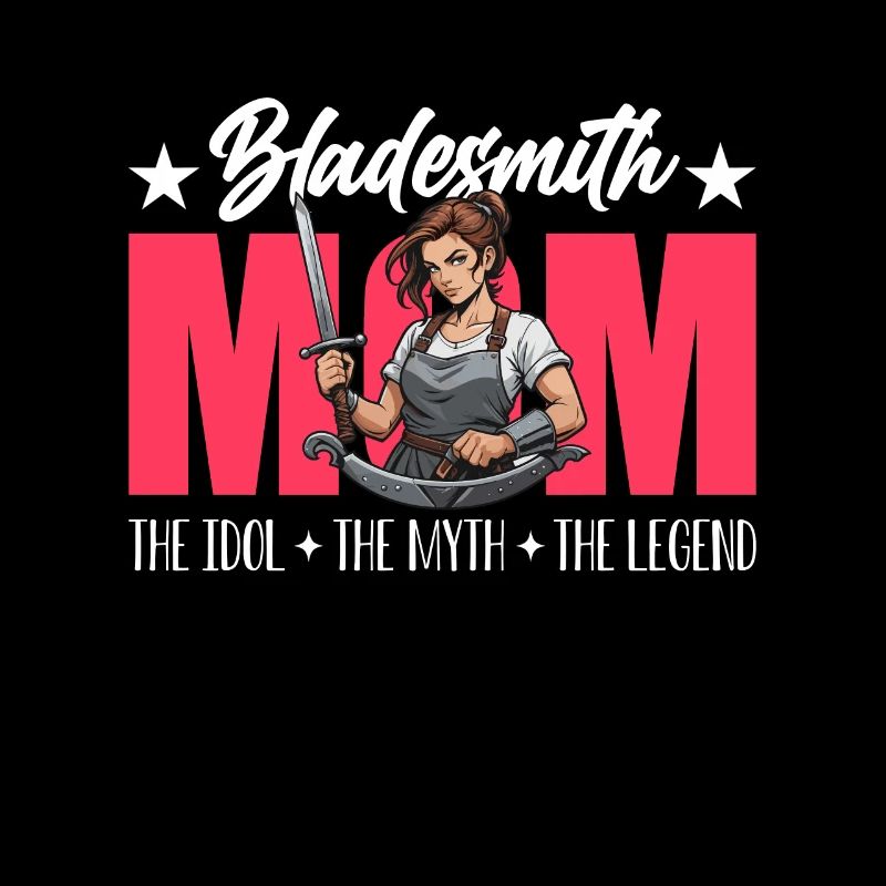 Bladesmith Mom The Idol The Myth The Blade Crafter