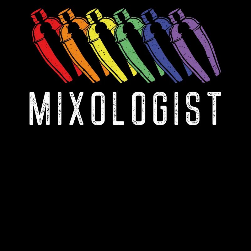 Bartender Mixologist Rainbow