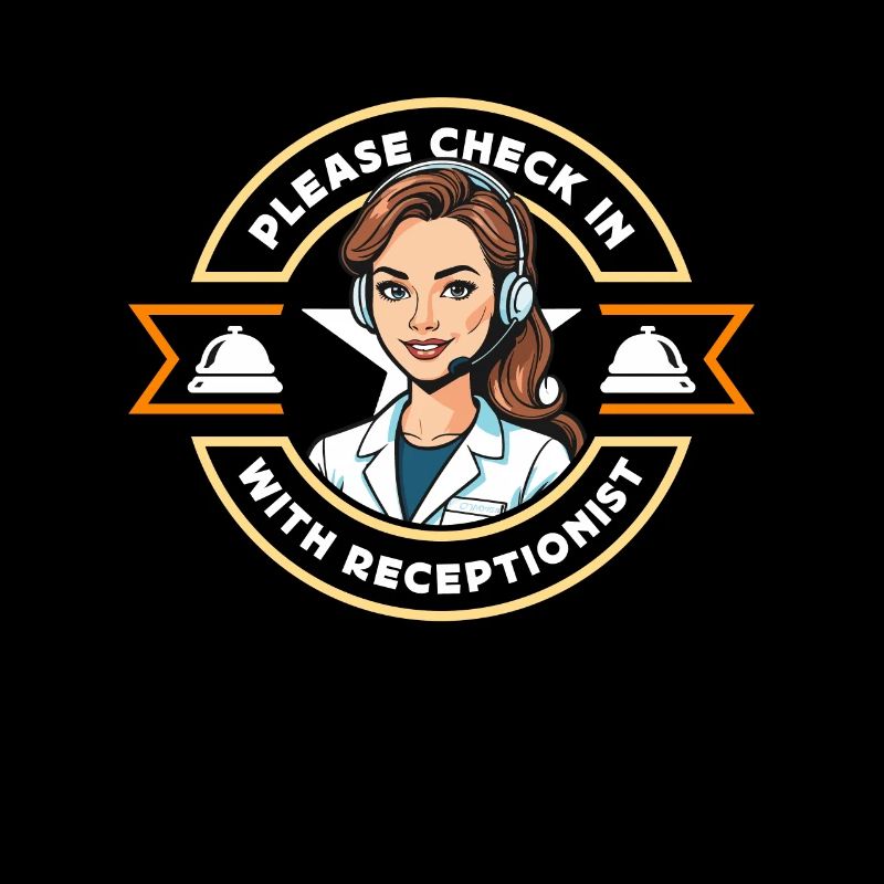 Receptionist Please Check In Hotel Receptionist