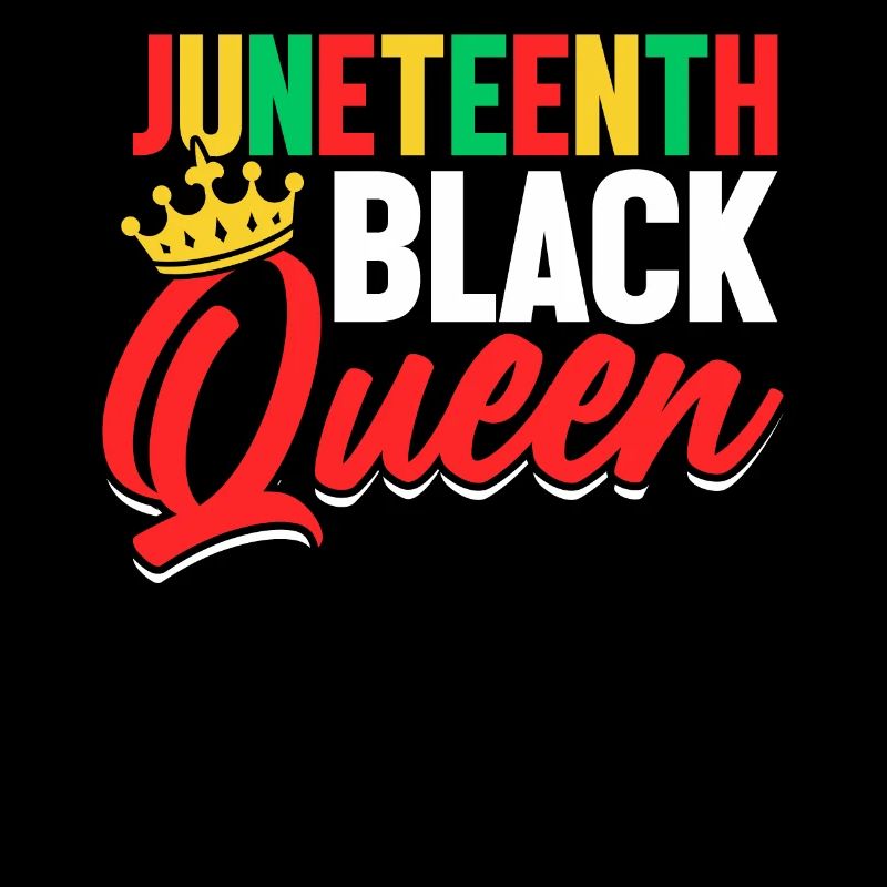 Juneteenth Black Queen Mélanine Black History Afro