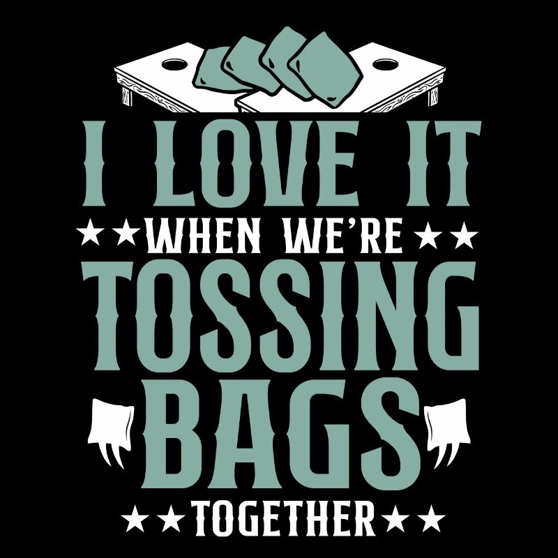 Joueur de sac de haricots de l’équipe Cornhole