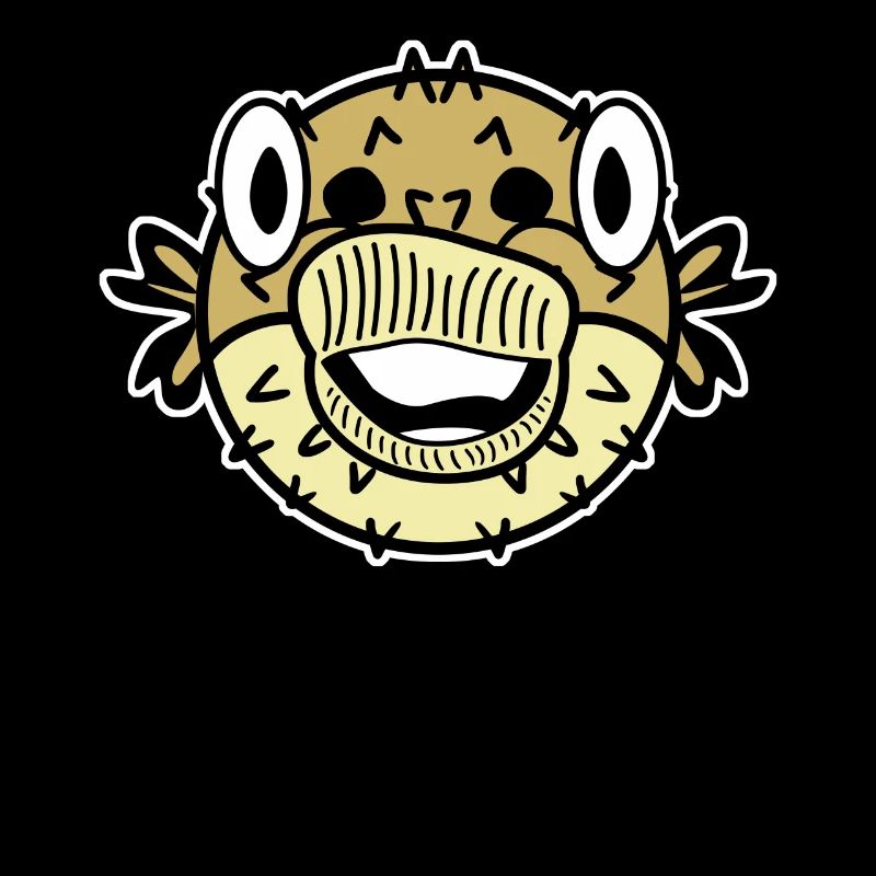 Happy Puffer Fish Pufferfish