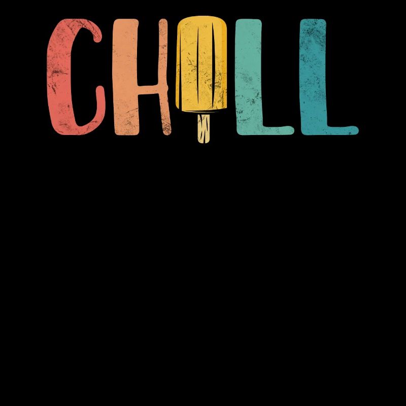 Chill Funny Frozen Dessert Retro Popsicles Summer