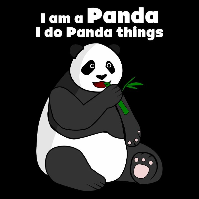 Giant Panda with Bamboo Panda Bear