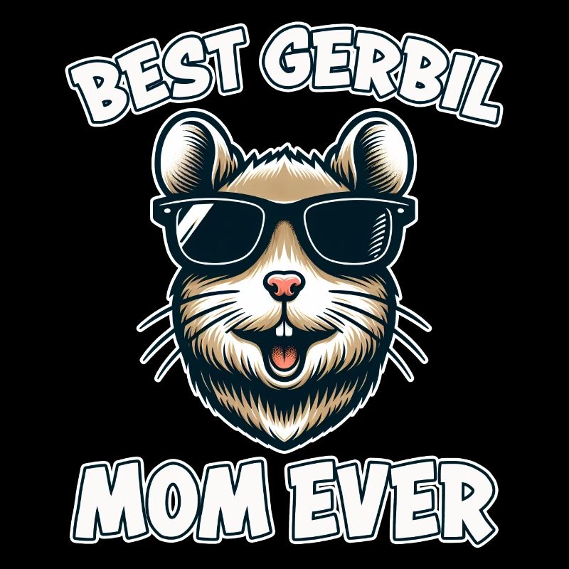 Gerbil Saying Gerbil Mom Funny Gerbil Gift