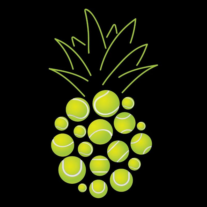 Funny Tennis Player Racket