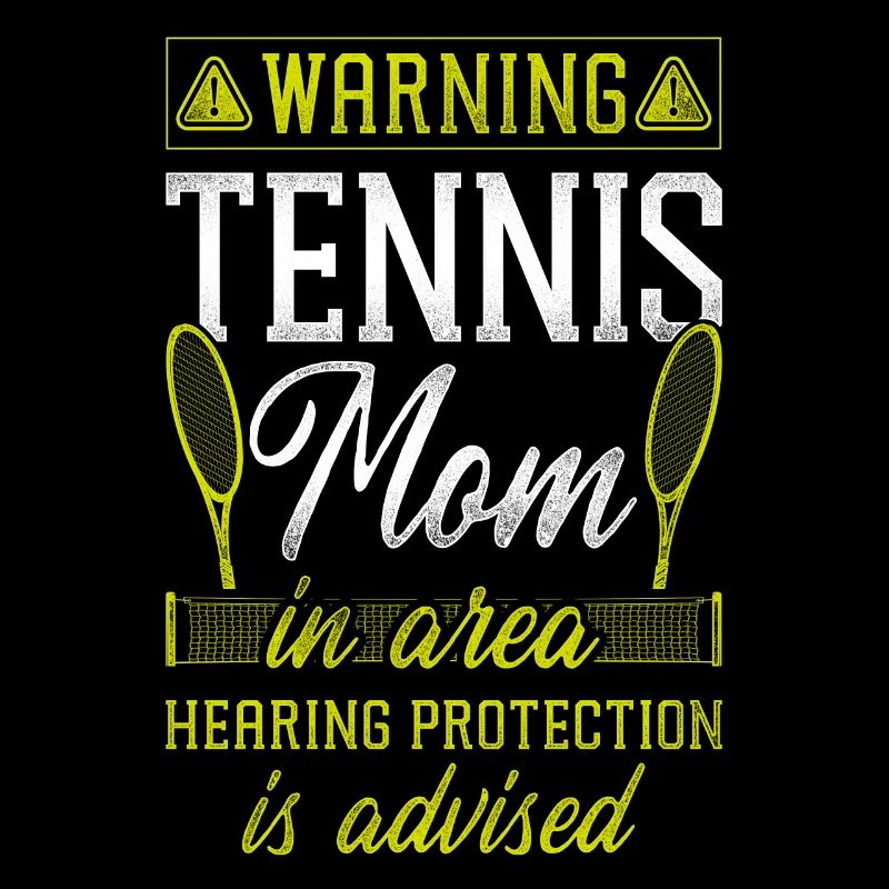 Funny Tennis Player Racket Mom