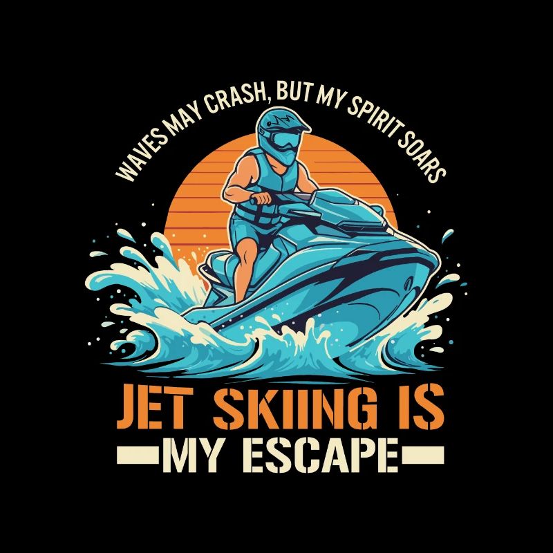 Les vagues peuvent s’écraser, mais mon s’envole - Jet Skiing