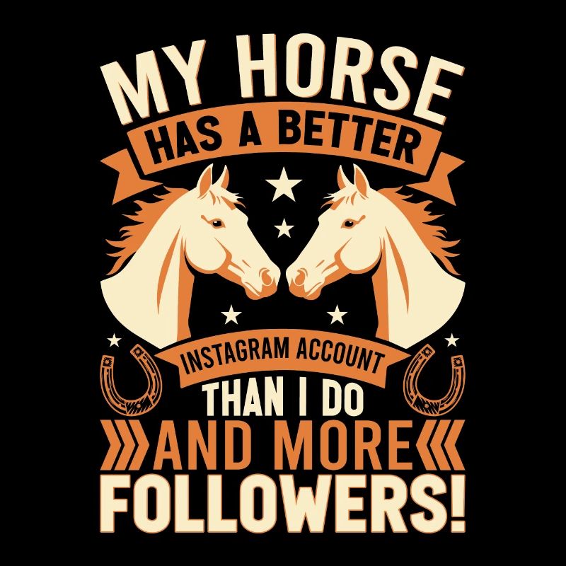 Mon cheval a un meilleur compte Instagram que moi