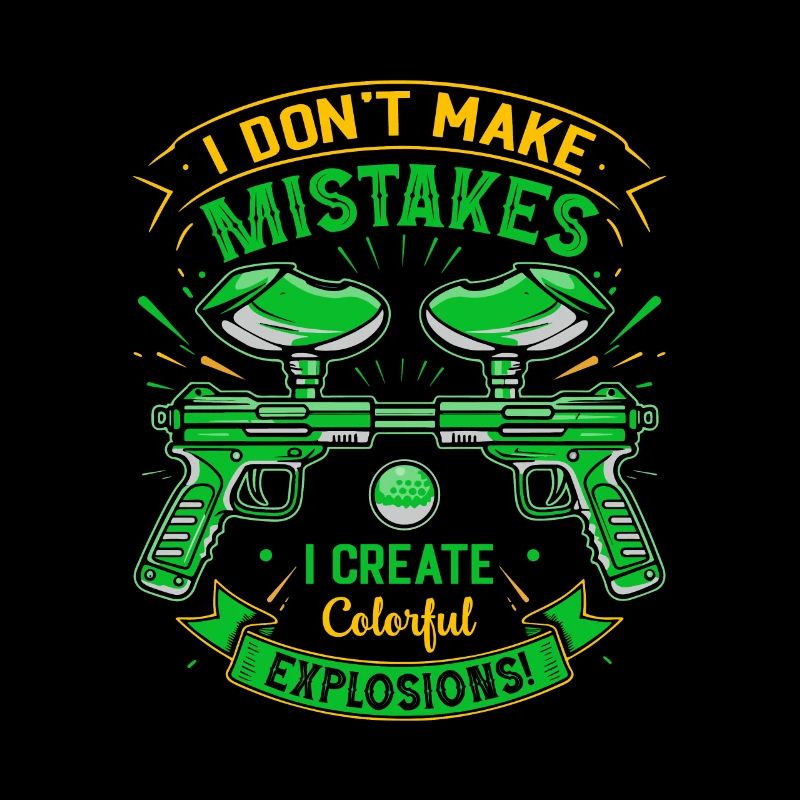 Je ne fais pas d’erreurs ; Je crée une explosion colorée