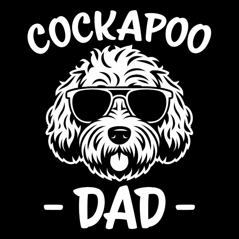Cockapoo Saying Dad Funny Cockapoo Gift