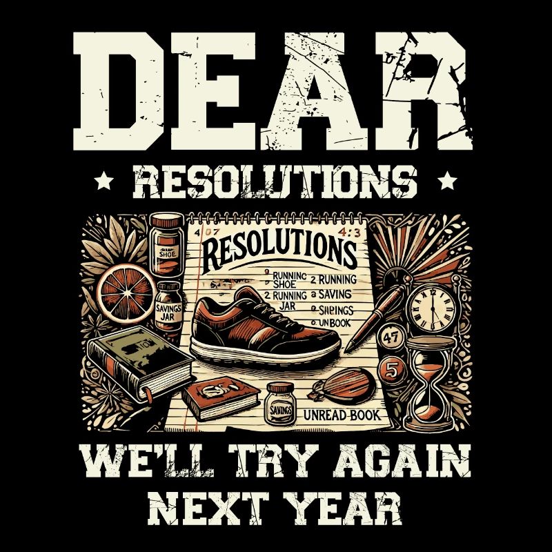 New resolutions, we'll try next year