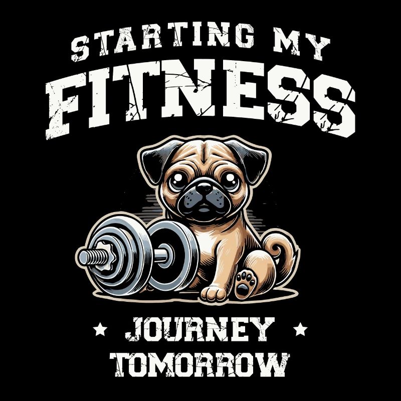 Demain, le voyage de remise en forme commence, la motivation physique