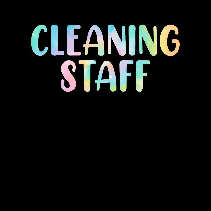 Cleaning Staff Funny Tie Dye Janitorial