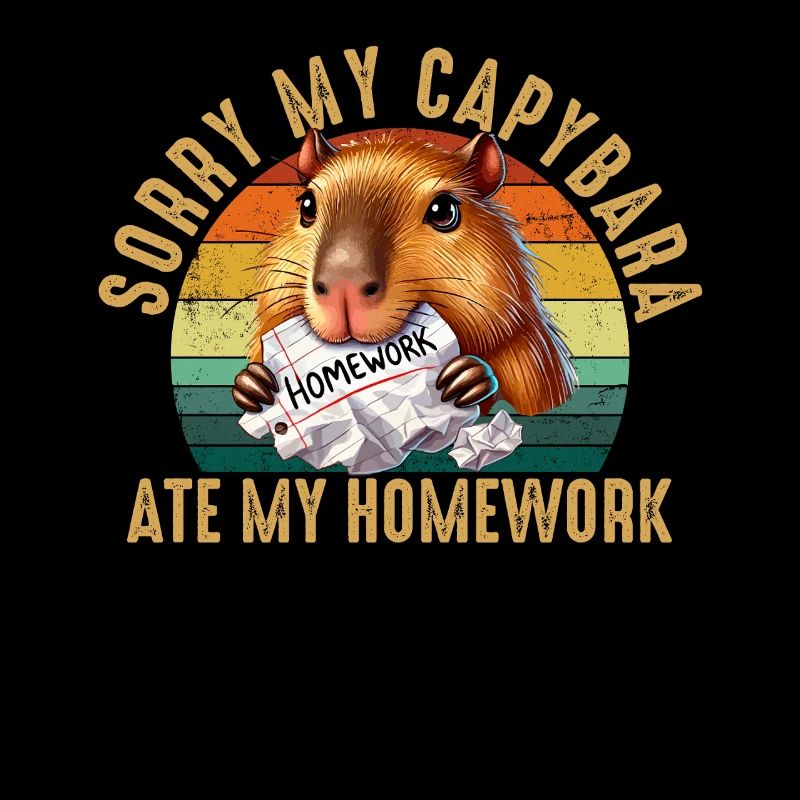 Capybara ate my homework, capybara