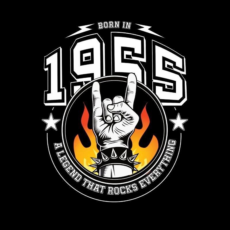 1955 Birthday, rocks everything, 70th birthday