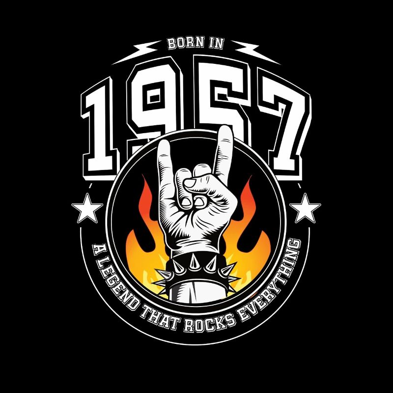 1957 Birthday, rocks everything