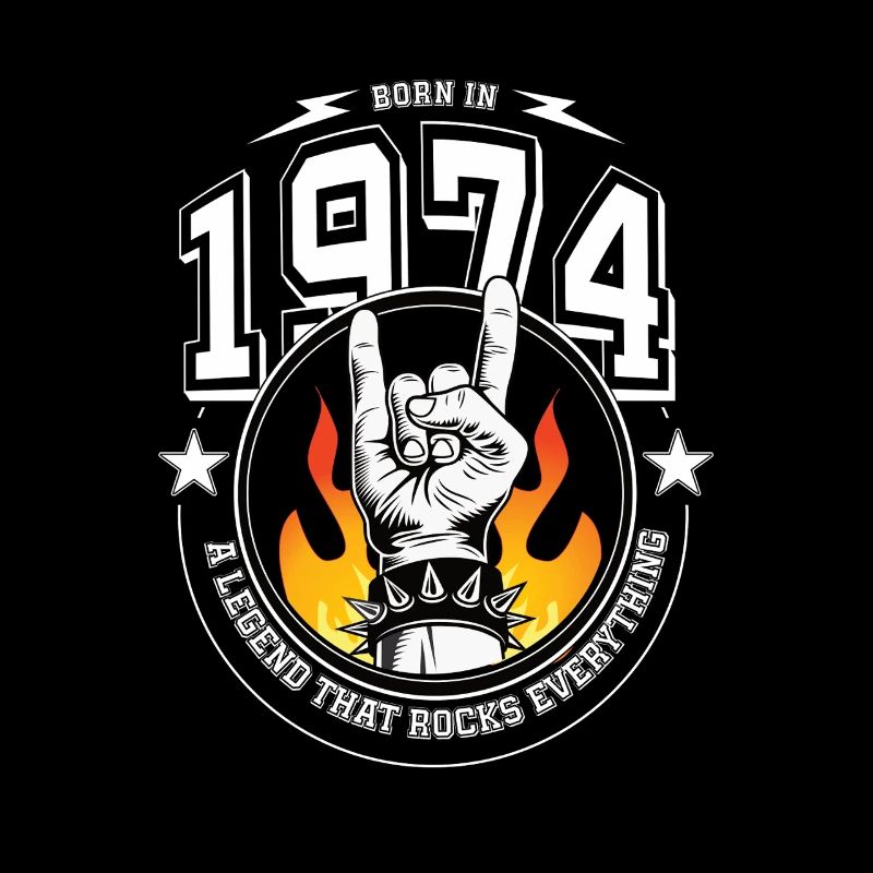 1974 Birthday, rocks everything