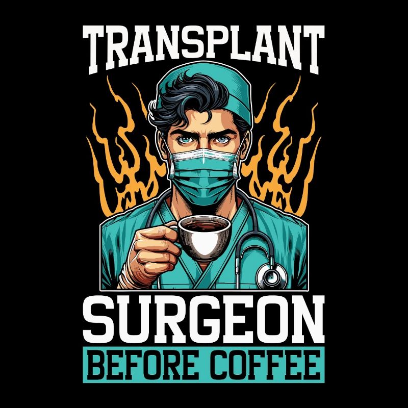 Transplant Surgeon Before Physician Coffee Lover