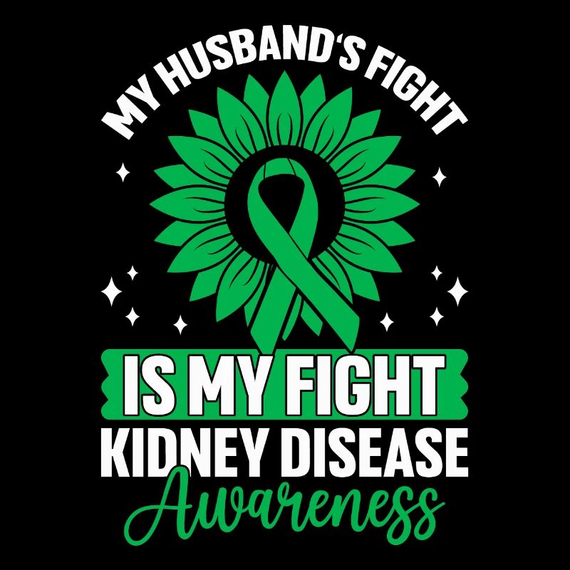 Le combat de mon mari est mon combat Green Ribbon Kidney