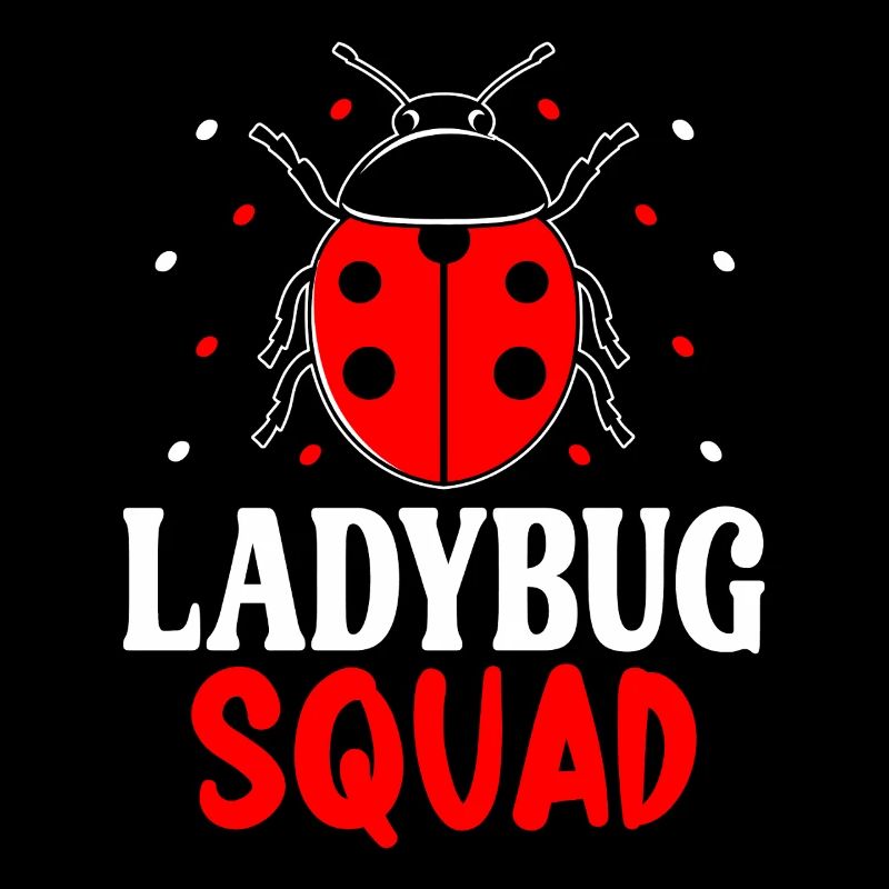 Ladybug Squad Funny Entomology Bugs Ladybug