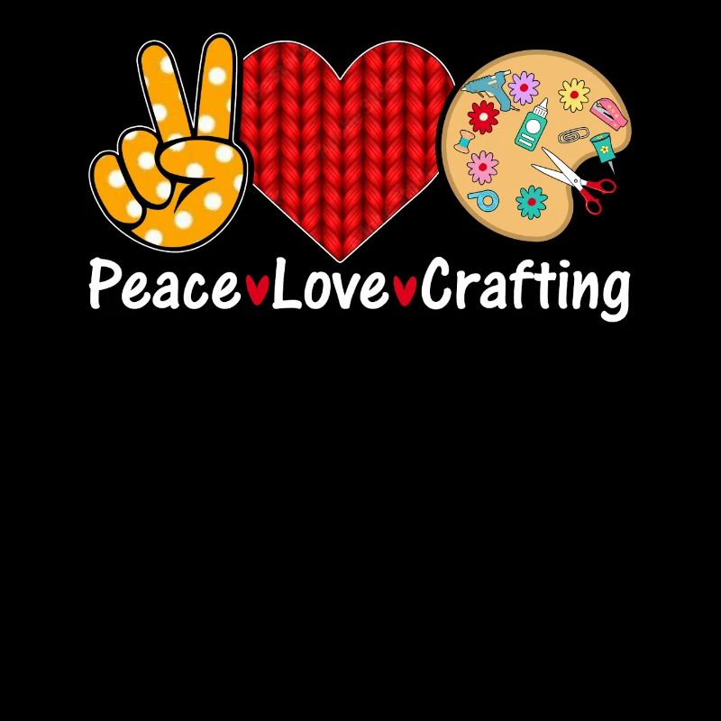 Peace Love Crafting Funny Card Making Hobbyist