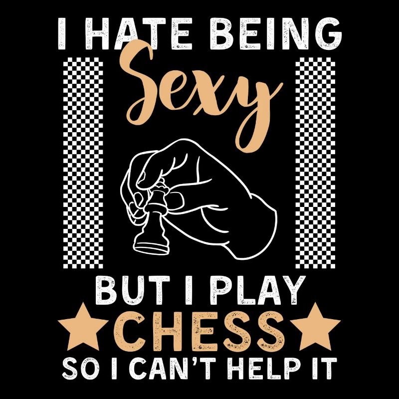 Lustiger Schach Spruch Schachspieler