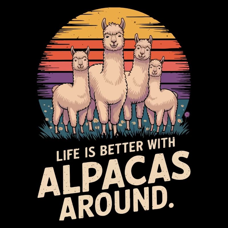Life is better with alpacas around.