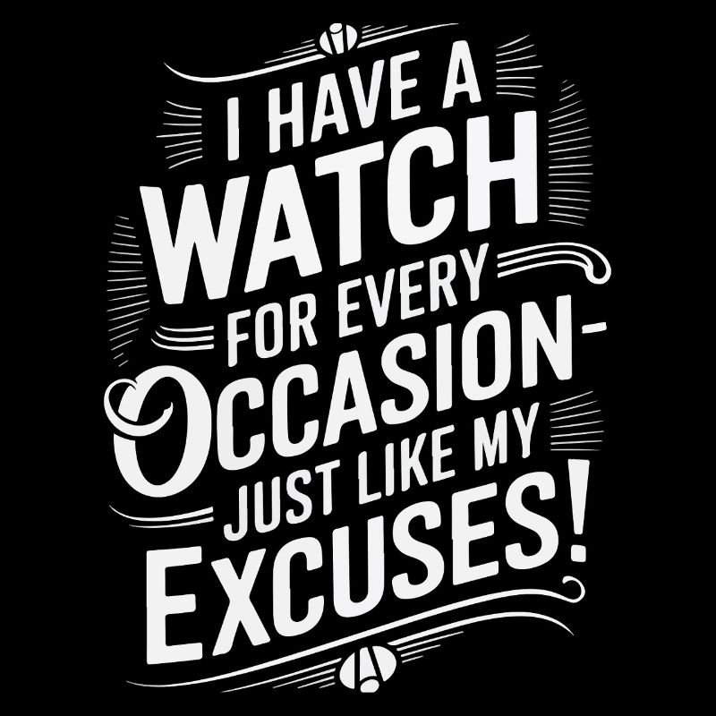 I have a watch for every occasion - just like my e