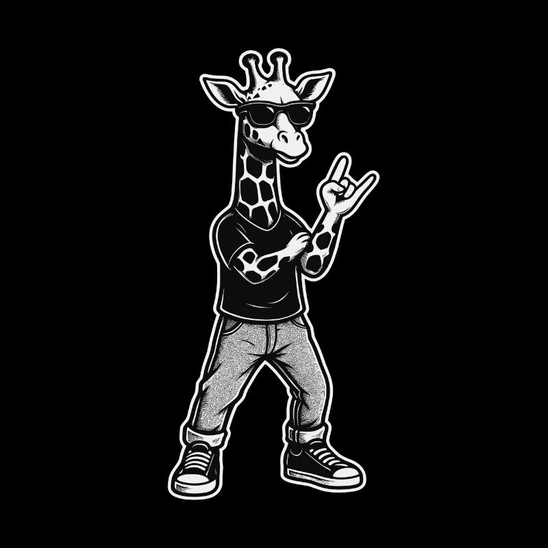 Coole Giraffe Style