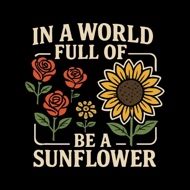 Sei die Sonnenblume – Sei du selbst