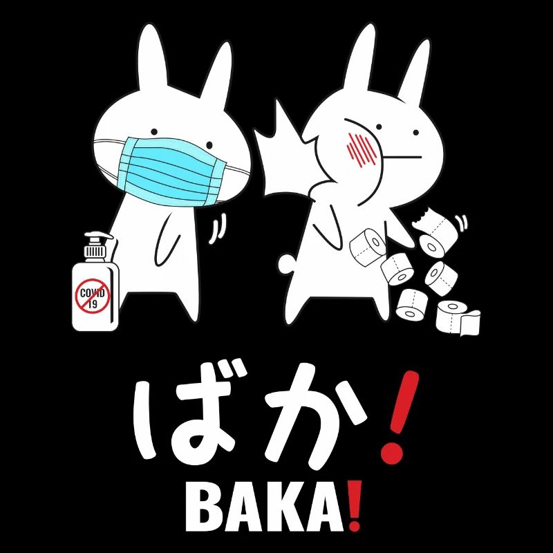 Baka Anime, Baka mang, Funny Japanese Baka Rabbit
