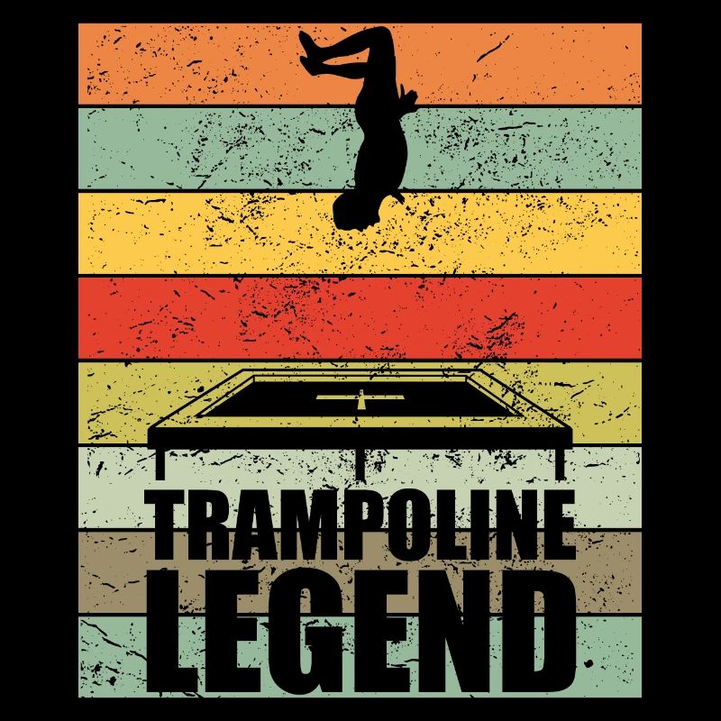 Trampoline Legend Trampoline Jump Retro Gift