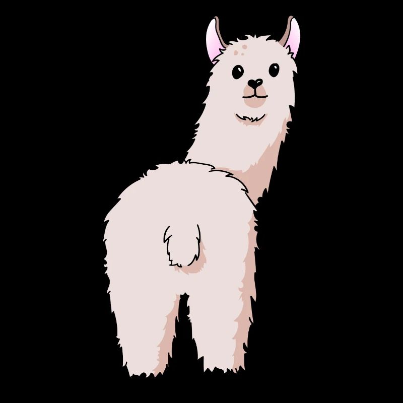 Alpaca cool llama butt