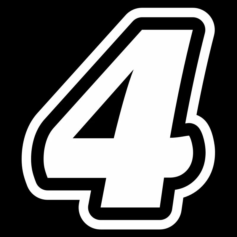 4 number symbol