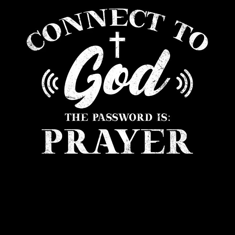 Connect with God. The password is