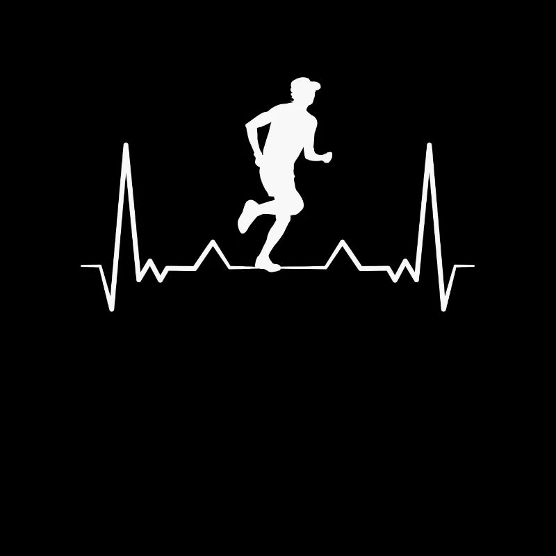 Marathon runner heartbeat