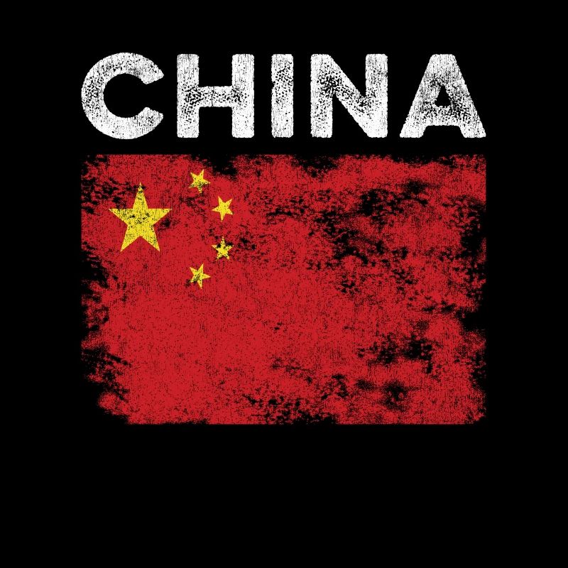 Drapeau chinois en détresse - Drapeau chinois