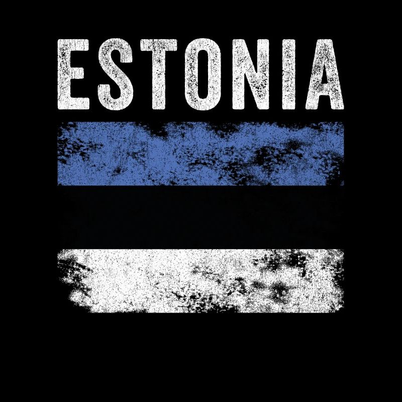 Estonia Flag Distressed - Estonian Flag