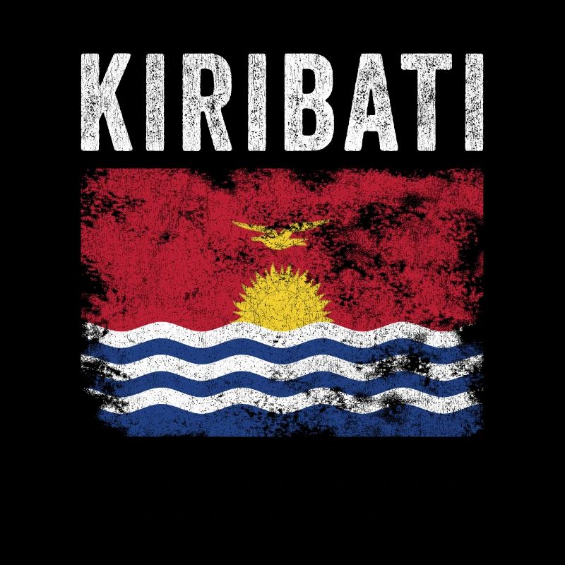 Kiribati Flag Distressed I Kiribati Flag