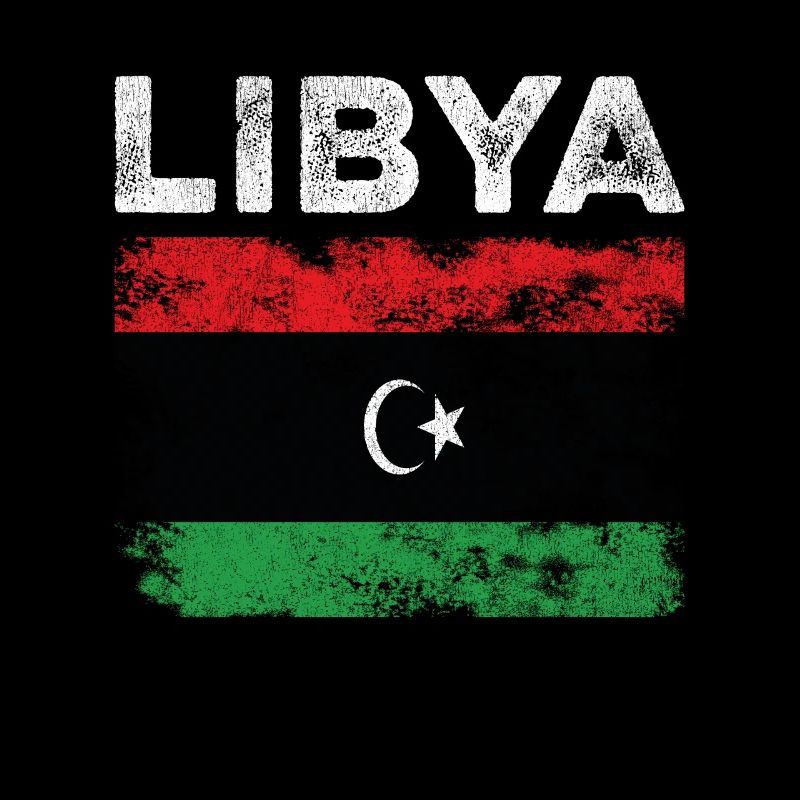 Libya Flag Distressed - Libyan Flag