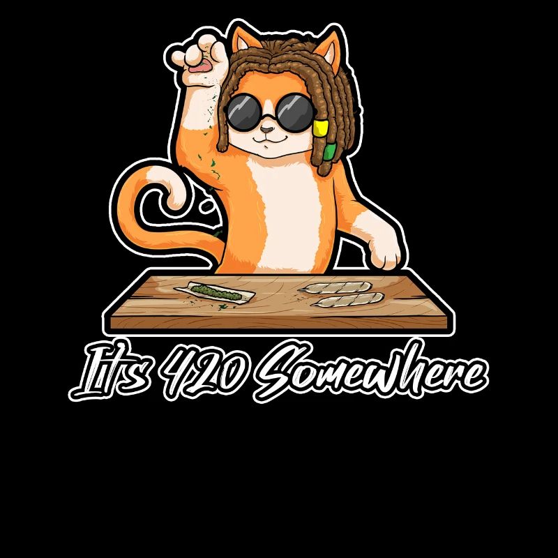C’est 420 Somewhere Cannabis Weed Smoking THC Ganja