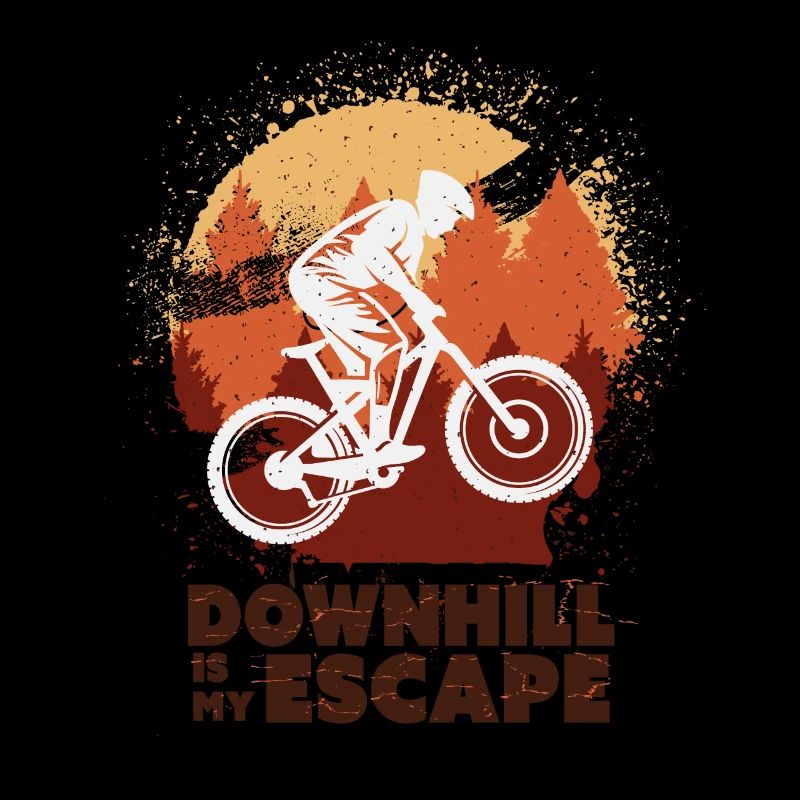 Downhill, mountain biking