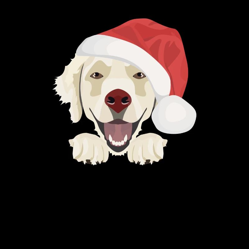 Golden Retriever Joyeux Noël