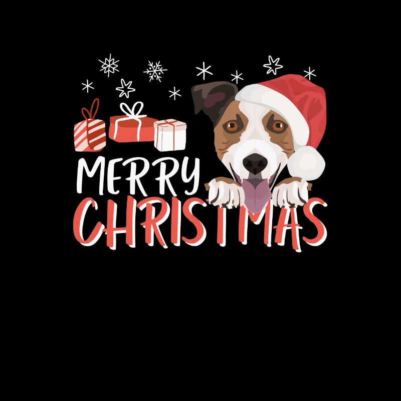 Jack Russell Terrier Joyeux Noël