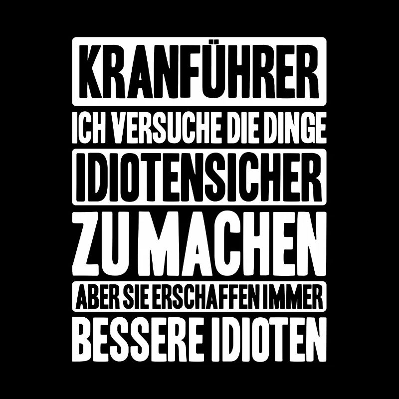 Kranführer Kranfahrer Kran Crane Operator