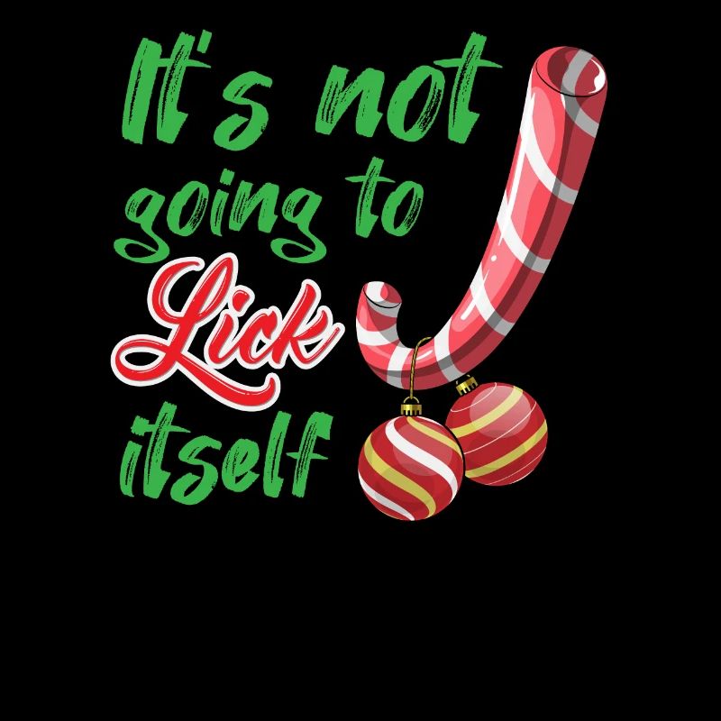 Ironic Candy Cane Lover Pervert Christmas Gift