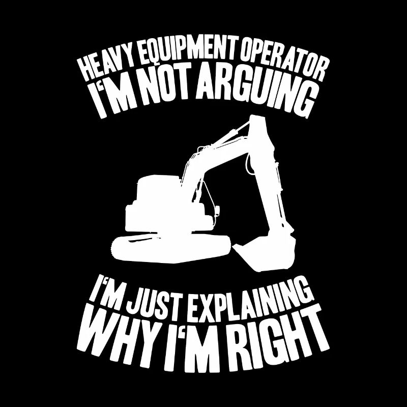 Baggerfahrer Baggerführer Heavy Equipment Operator