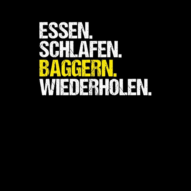Baggerfahrer Baggerführer Heavy Equipment Operator